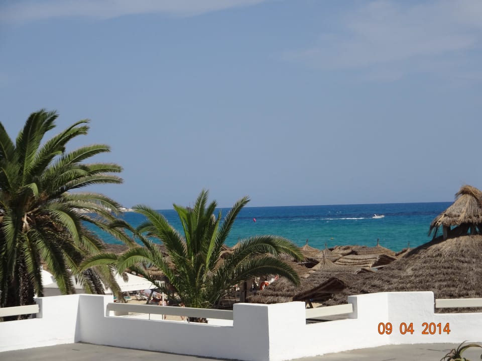 Blick von der Sonnenterrasse The Orangers Beach Resort and Bungalows