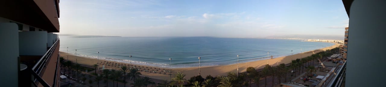 Blick vom Balkon allsun Hotel Pil-lari Playa