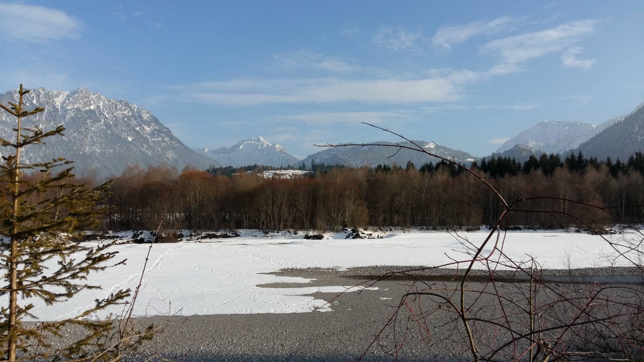 Ausblick vom Balkon Pension beim Krümmling