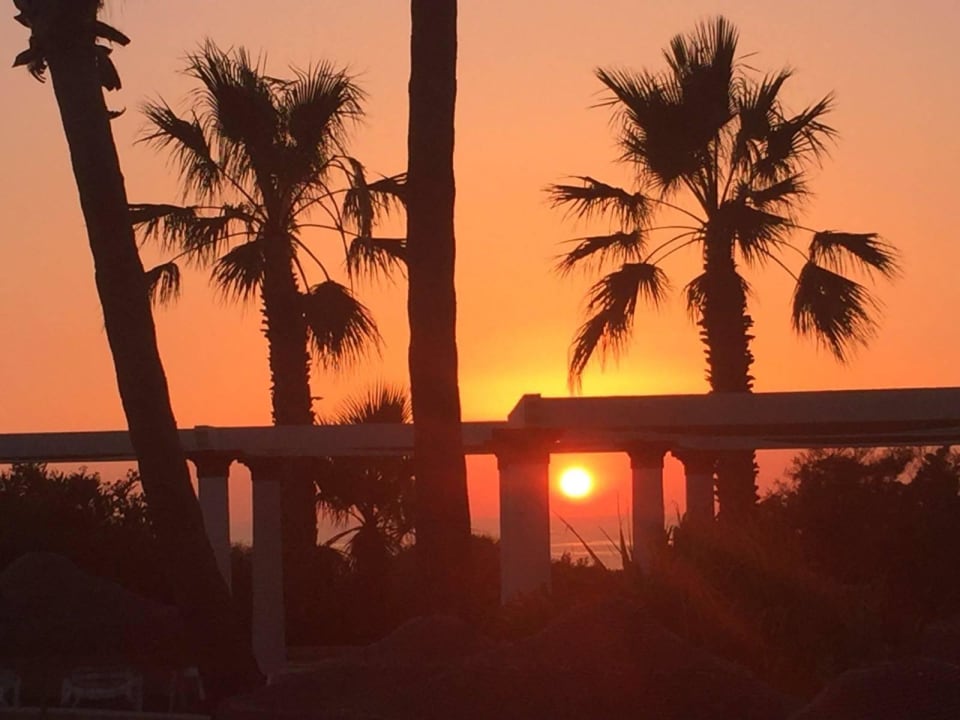 Sundowner vom Restaurant aus Aldiana Club Andalusien