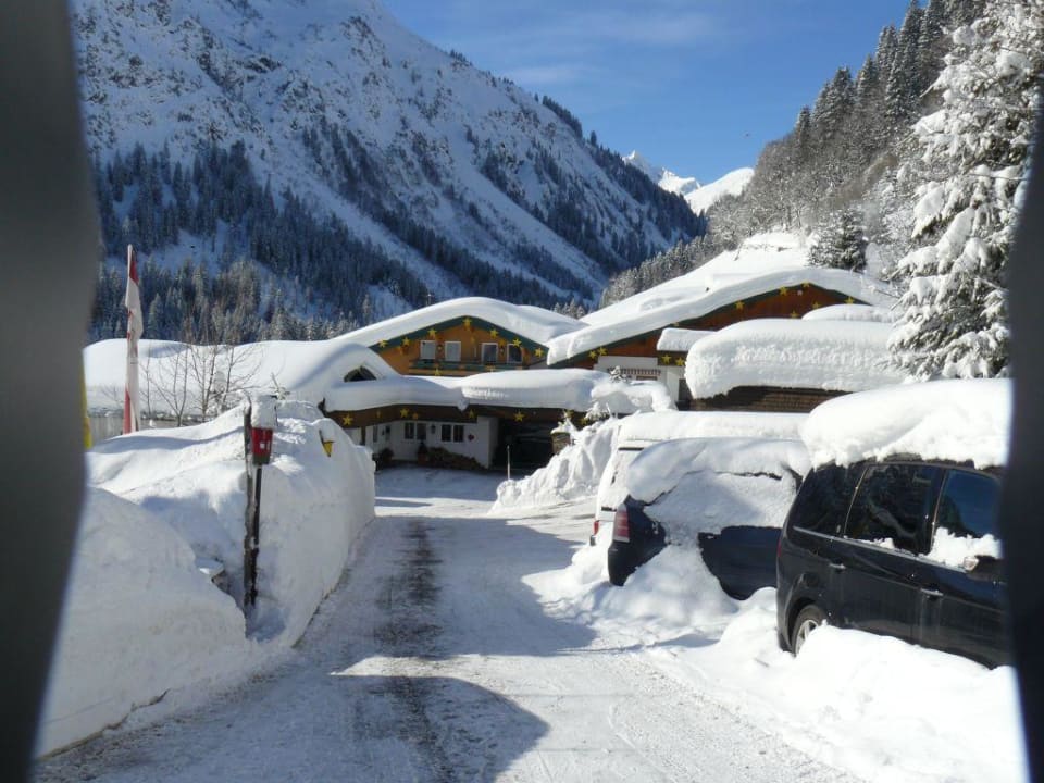 Der Rosenhof im Winter Der Kleinwalsertaler Rosenhof