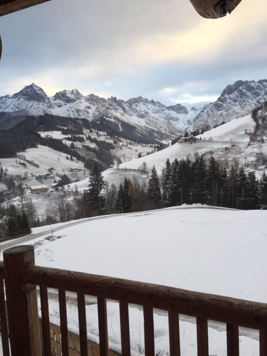 Ausblick Hüttendorf Maria Alm