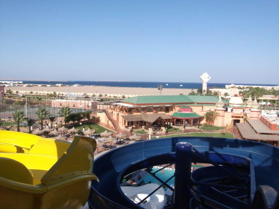 Ausblick von den Rutschen Pickalbatros Aqua Park Resort - Hurghada