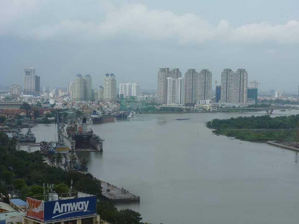 Rooftop - Ausblick Hotel Grand Saigon