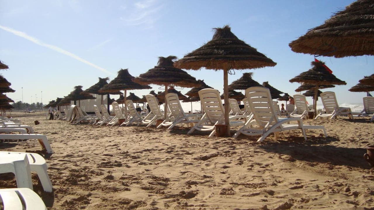 Temps magnifique plage superbe Royal Decameron Tafoukt Beach