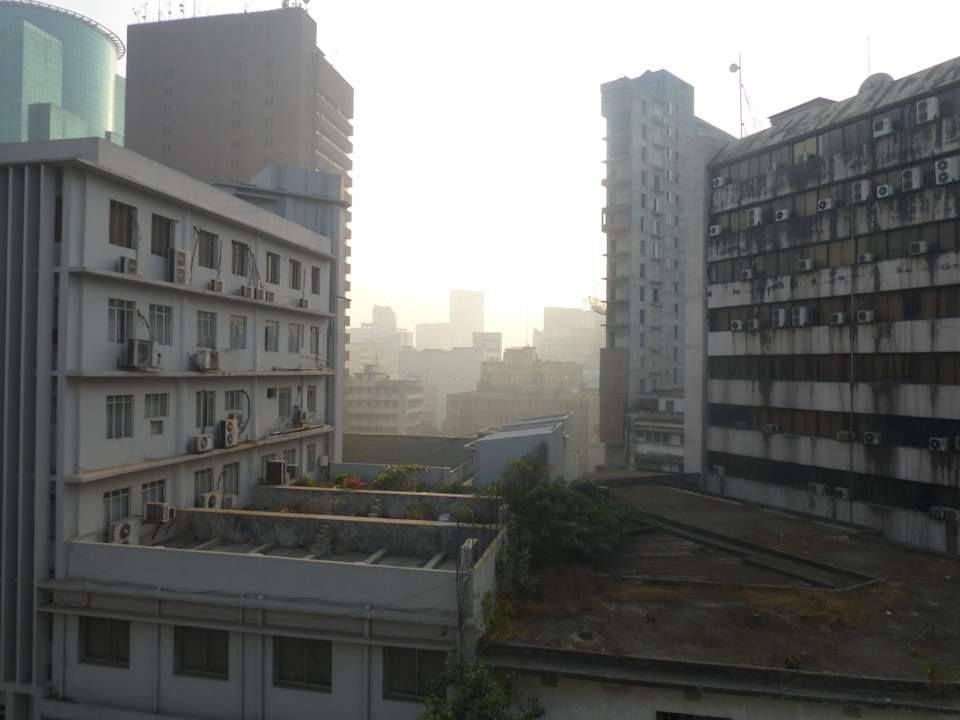 Ausblick vom Treppenhaus Hotel Pacific
