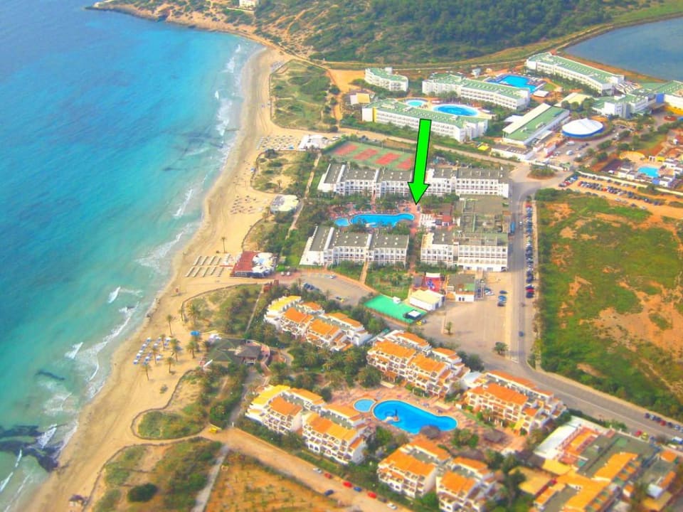 Hotel Fiesta Palm Beach von oben Grand Palladium White Island Resort & Spa