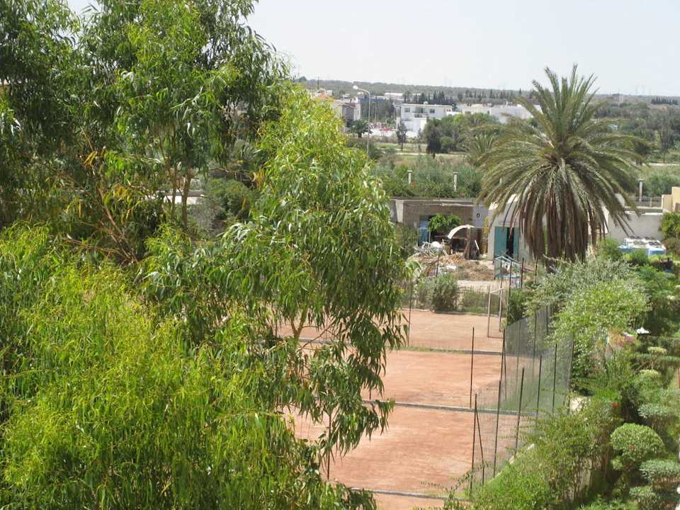 Sicht aus Flurfenster Houda Golf & Beach Club