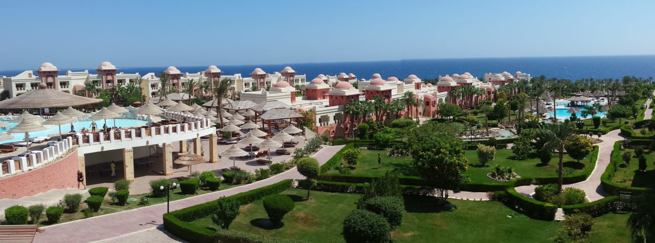 Ausblick aus Meerblickzimmer Serenity Alpha Beach