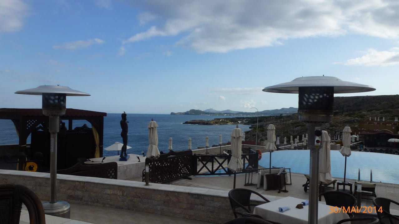 Restaurant+Bar Aussenbereich Hotel Kalithea Horizon Royal