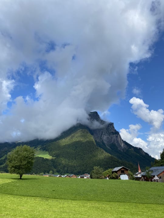 Ausblick Alpen Hotel Post