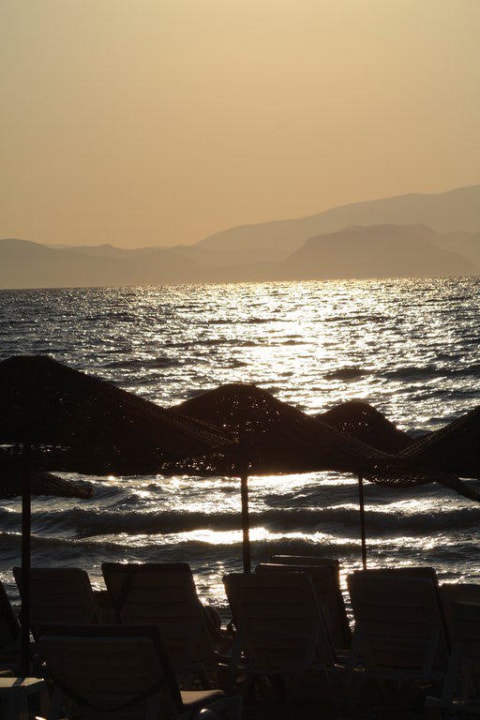 Sonnenschirme und -liegen Hotel Ephesia