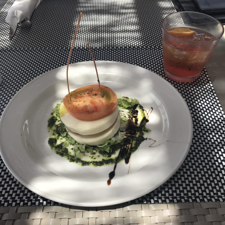 Tomate Mozarella am Pura Vida  Meliá Llana Beach Resort & Spa