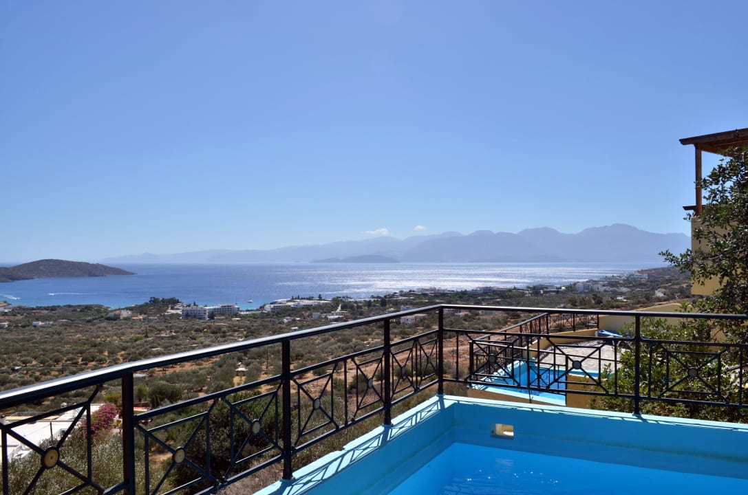 Blick vom privatem Pool ( Villa 4 ) Elounda Residence Resort & Waterpark