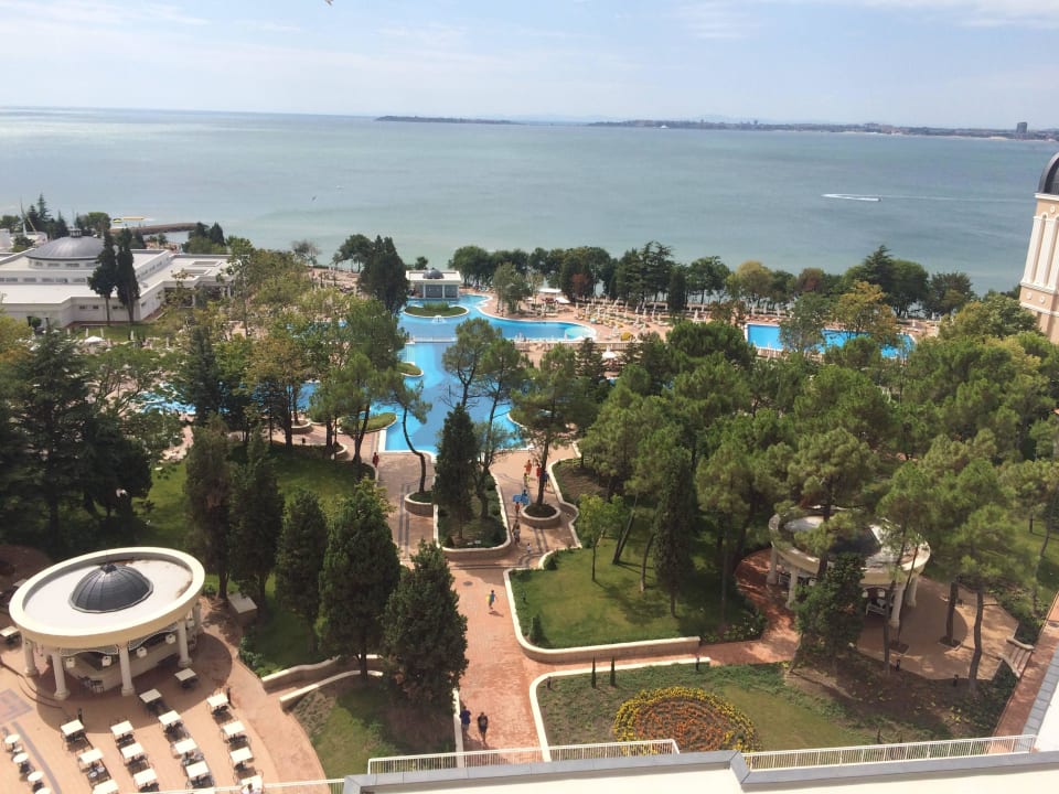 Ausblick aus Zimmer 8003, perfekte Lage Dreams Sunny Beach Resort & Spa