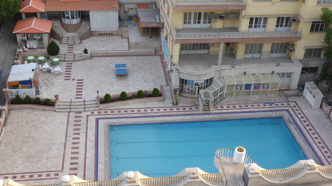 Ausblick Hotel Enghelab