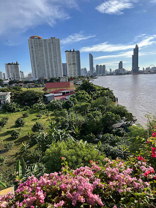 Ausblick Anantara Riverside Bangkok Resort