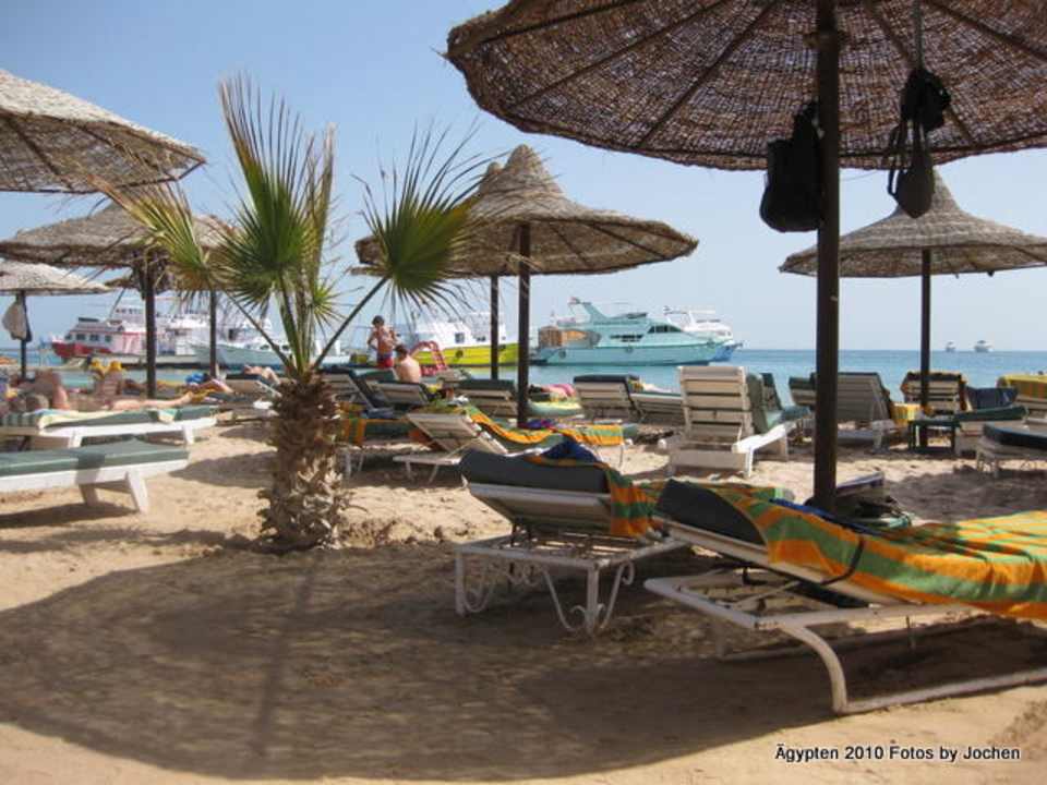 Der hoteleigene Strand Giftun Azur Resort