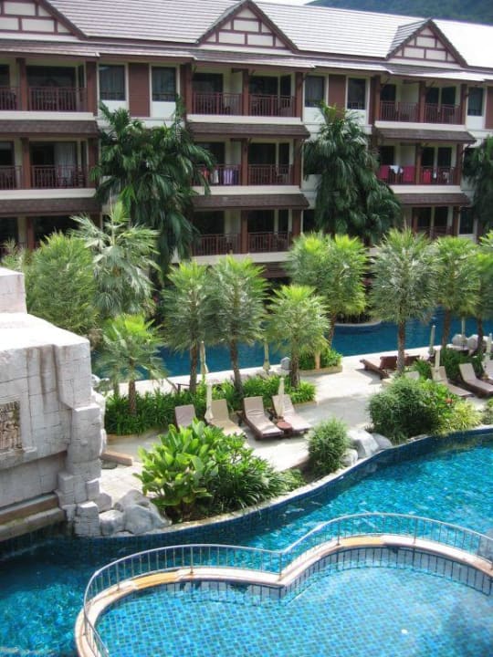 Balkonausblick auf Pool Kata Palm Resort & Spa