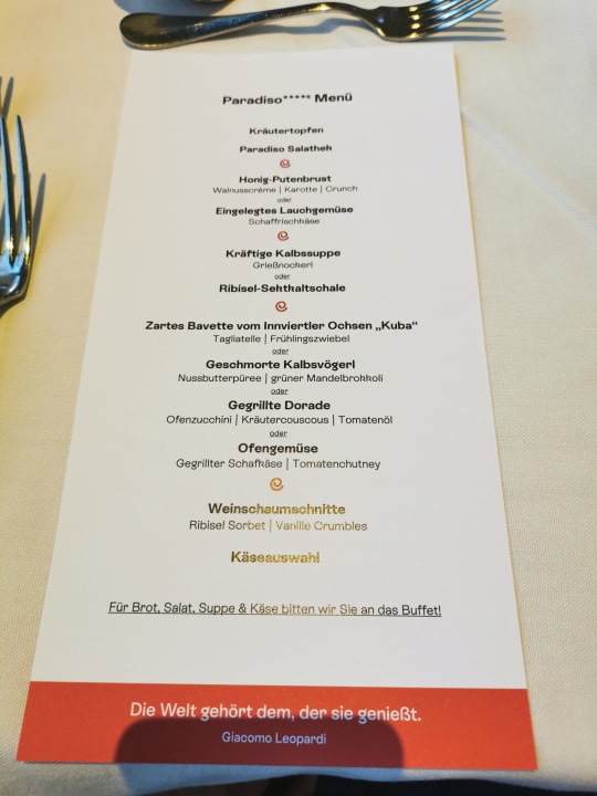 Gastro EurothermenResort Bad Schallerbach Paradiso