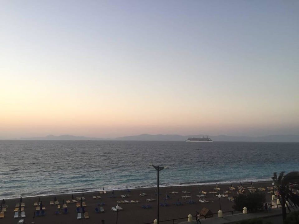 Ausblick vom Balkon, Nebengebäude, 2. Stock Rhodos Horizon Resort