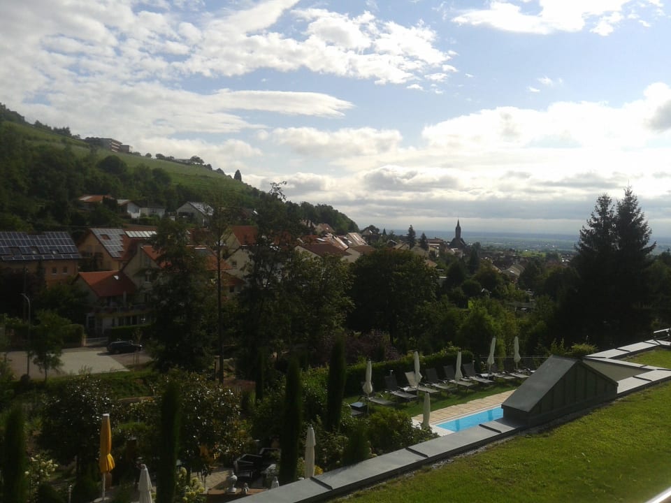 Blick vom Balkon Wiedemann's Weinhotel