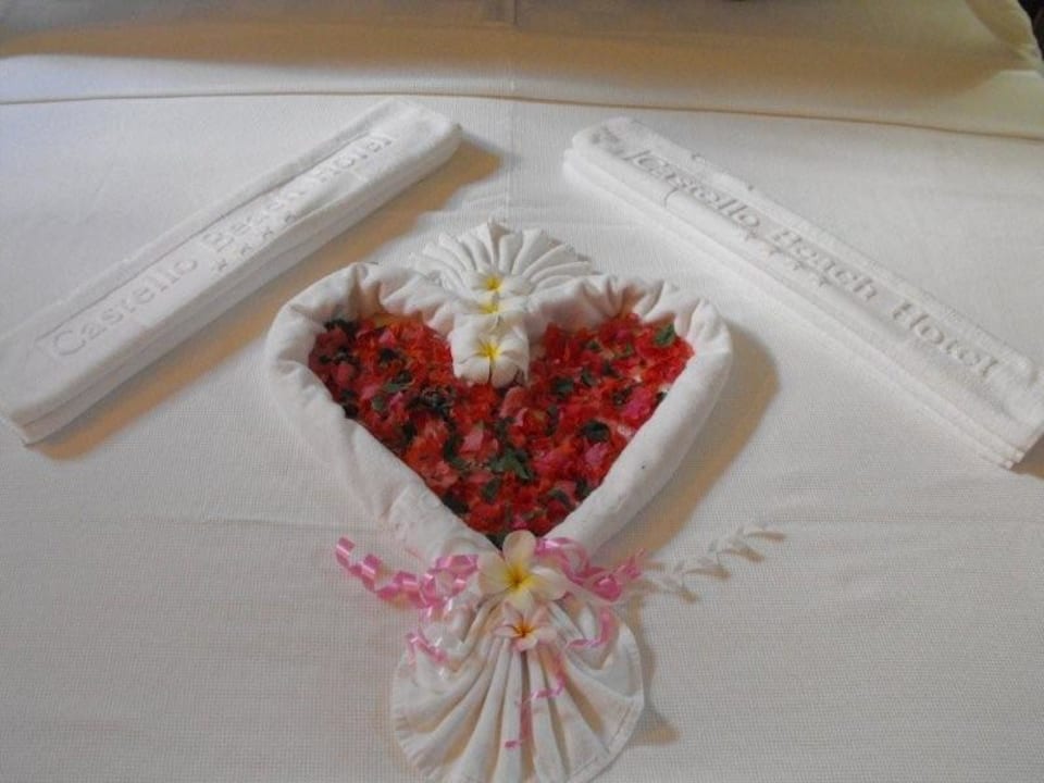 Dekoration am Hochzeitstag Castello Beach Hotel