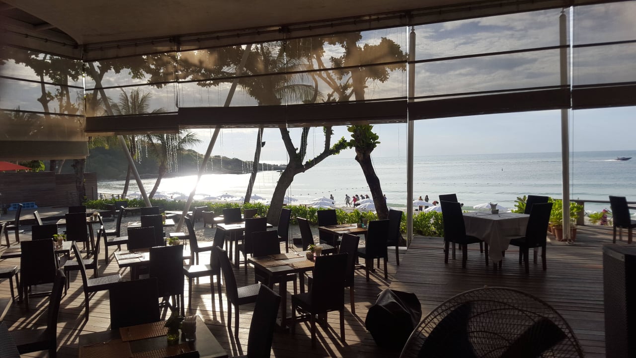 Ausblick aus dem Restaurant Sai Kaew Beach Resort