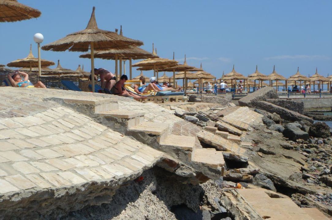 Strandabschnitt am Hotel "Beach Albatros Beach" Pickalbatros Aqua Park Resort - Hurghada