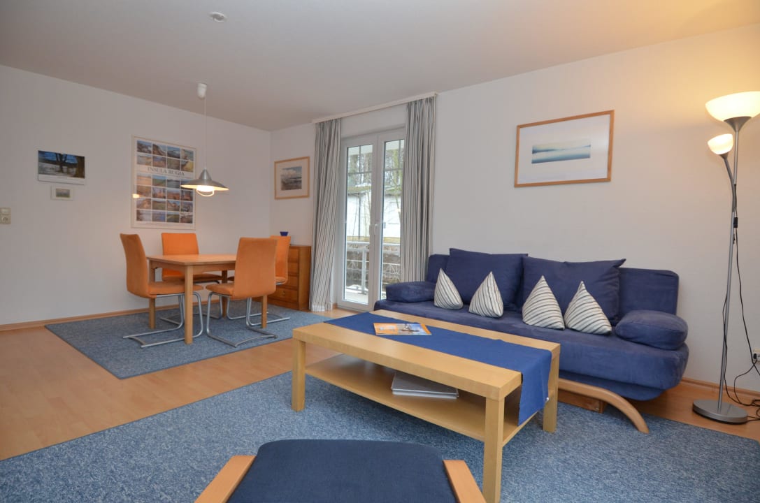 Whg. 04 / Wohnbereich Strandwohnungen Haus Sellin
