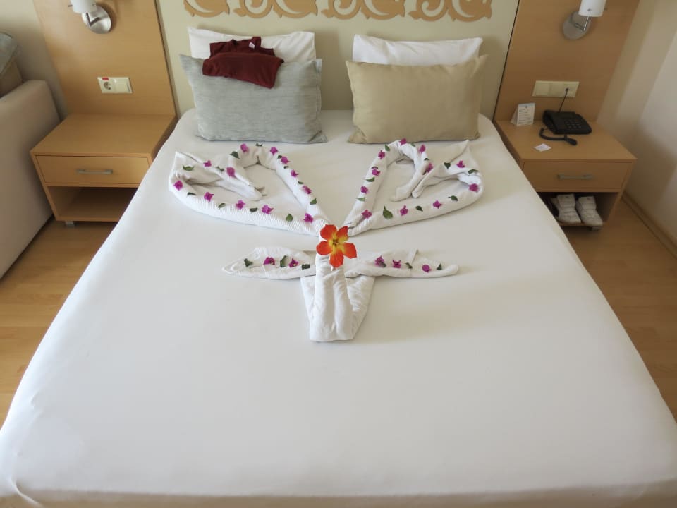 Gemachtes Bett Solivia Hotel