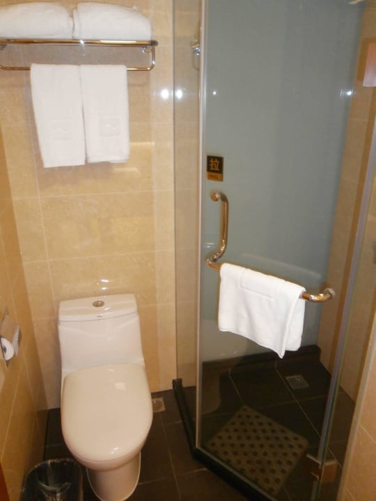 Dusche/WC Dazhong Airport Hotel Shanghai