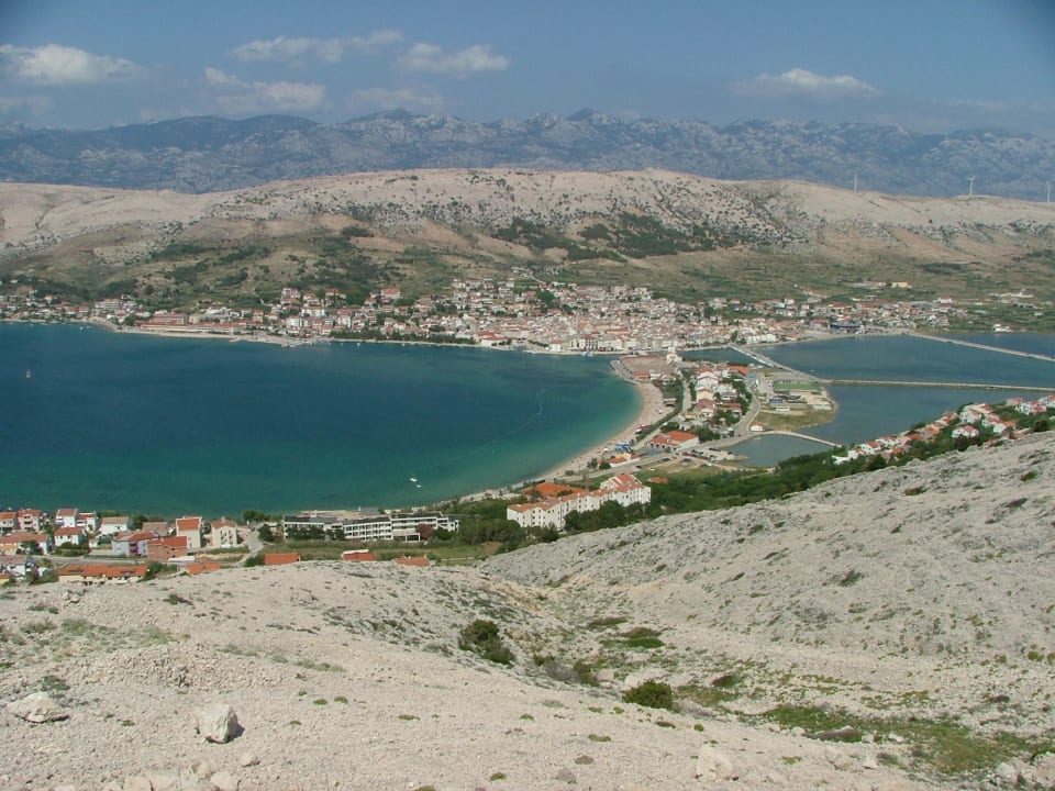Blick auf st. Pag Hotel Plaza