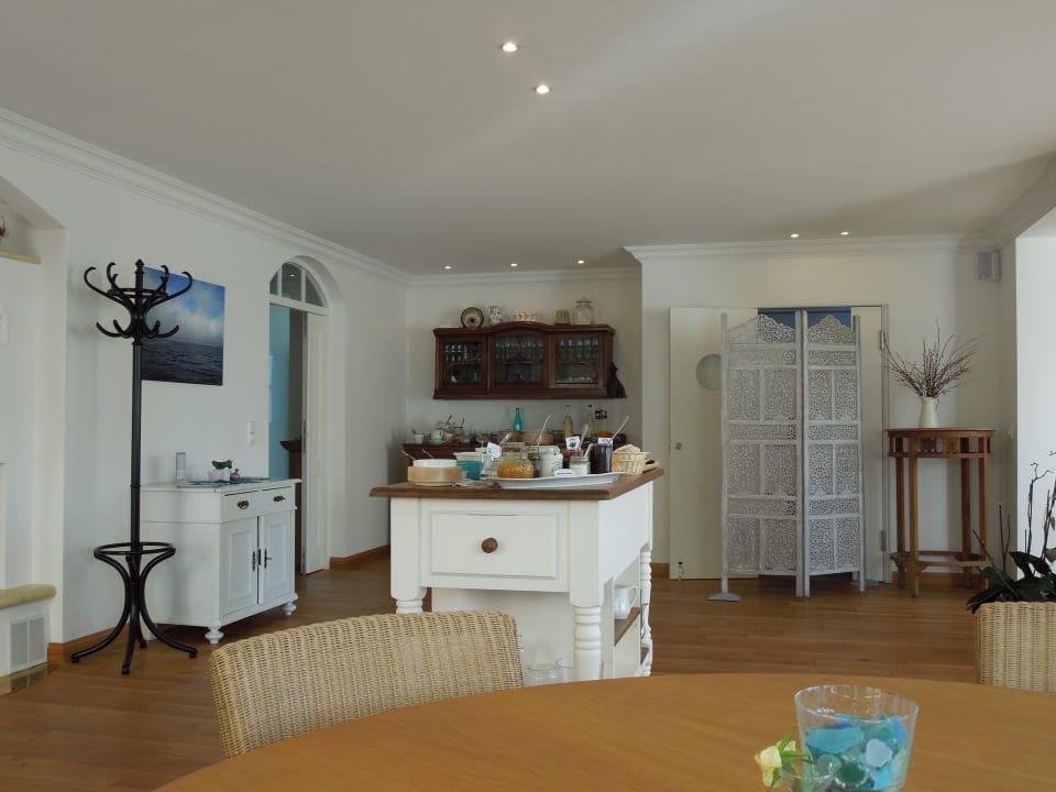 Der gemütliche Frühstücksraum Landhaus Marinella