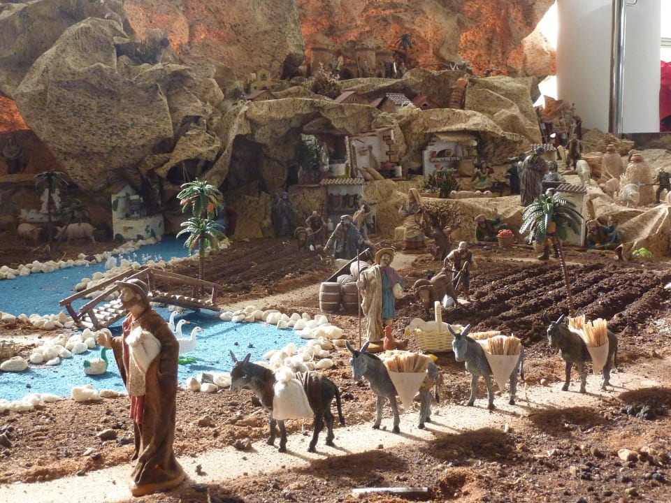 Detail der Krippe Hotel Riu Palace Jandia