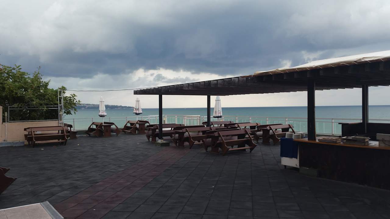 Terrasse mit Bar Paraizo Beach