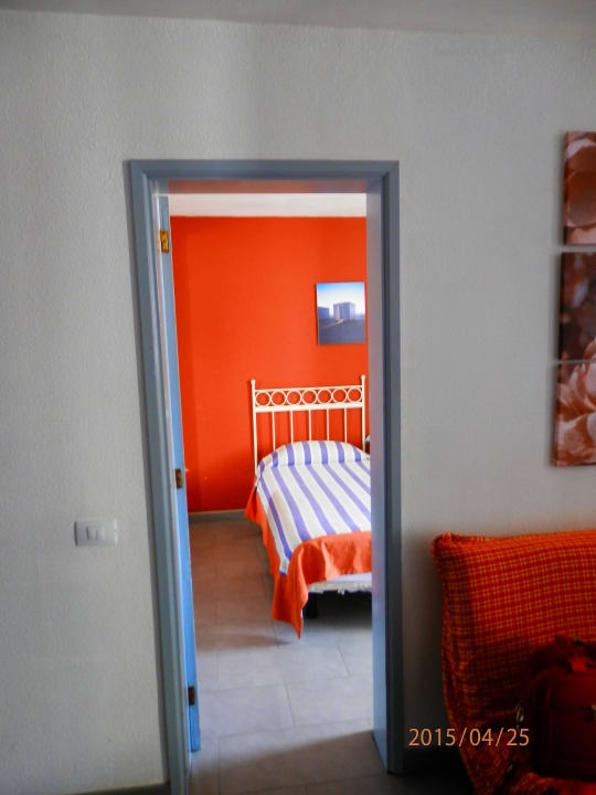 Blick ins Schlafzimmer Apartment Miriam