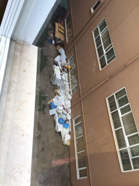 Ausicht zu den Nachbarhotels Holiday Park Resort