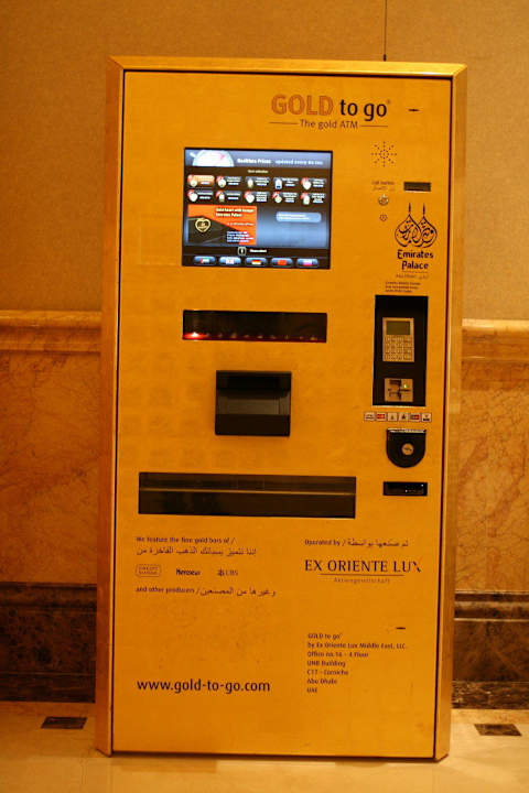 Gold to go Emirates Palace Mandarin Oriental