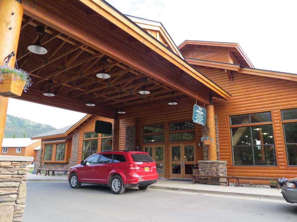 Lobby- Hoteleingang Denali Park Village