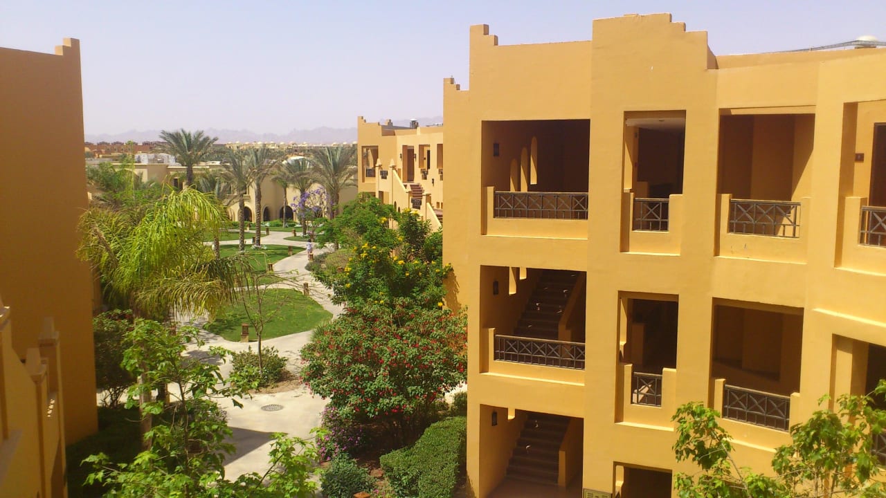 Blick aus dem 3. Stock Stella Beach Resort & Spa Makadi Bay