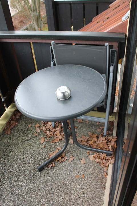 Der Balkon Göbel's Seehotel Diemelsee