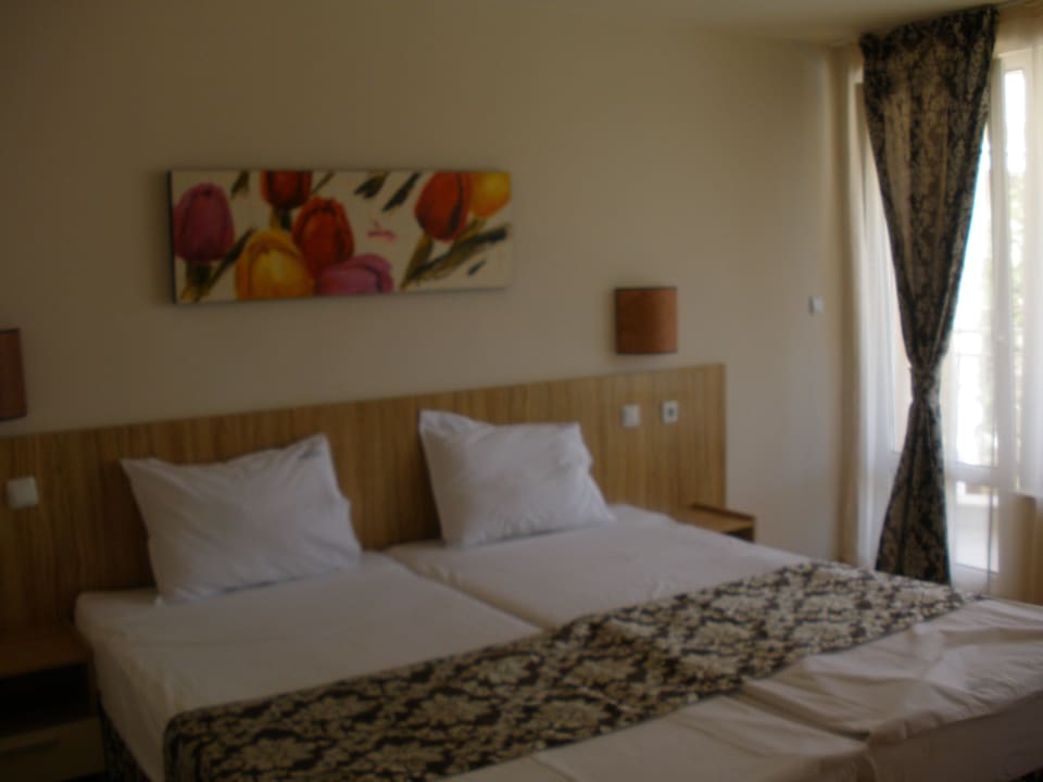 Zimmeransicht bei Ankunft im Hotel Hotel Karlovo