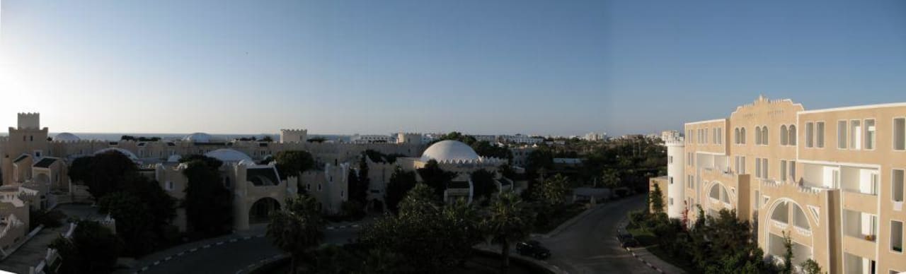 A view from the hotel room Mahdia Beach & Aquapark