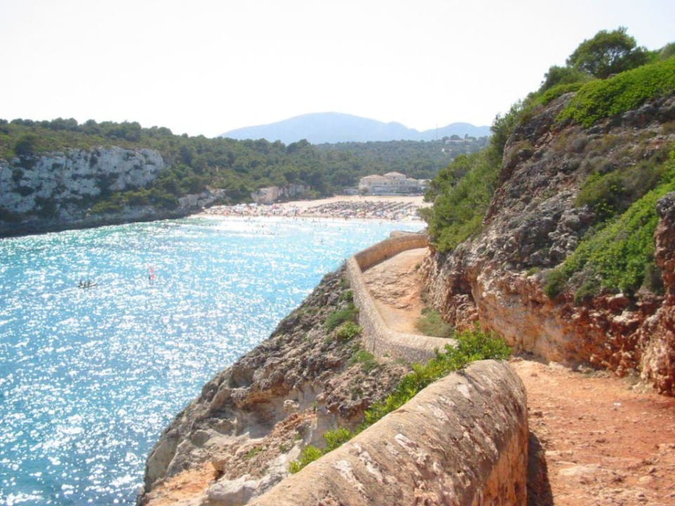 Weg zum nördlichen Strand blau punta reina