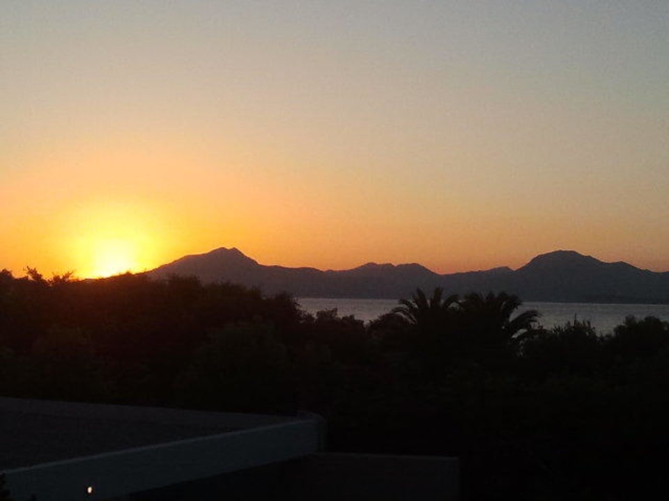 Horizont vom Balkon Hotelbar Caravia Beach Hotel