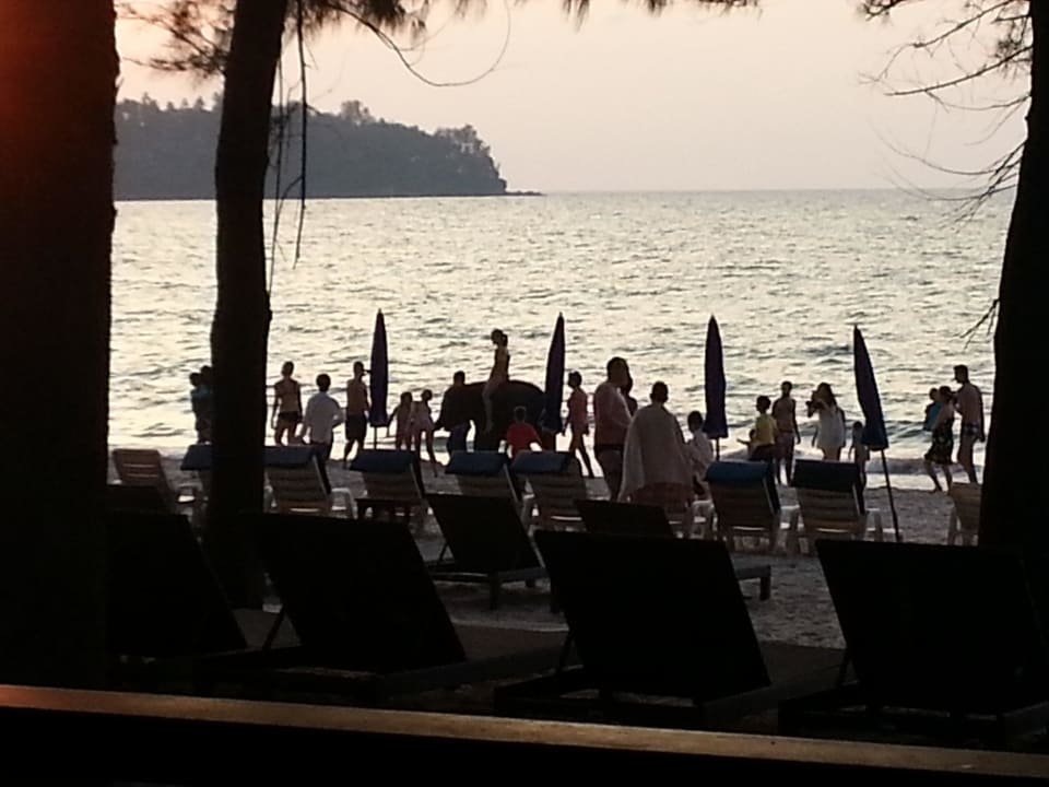 Blick aus dem Resaturant La Tasca Sunwing Bangtao Beach