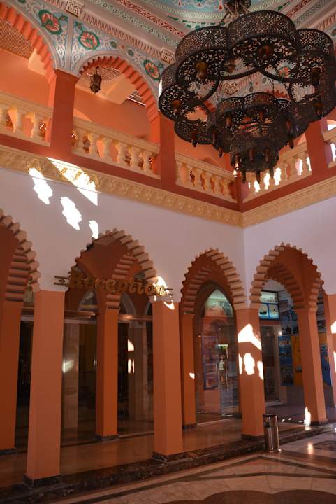 Eingang zur Rezeption Pickalbatros Alf Leila Wa Leila Resort - Neverland Hurghada