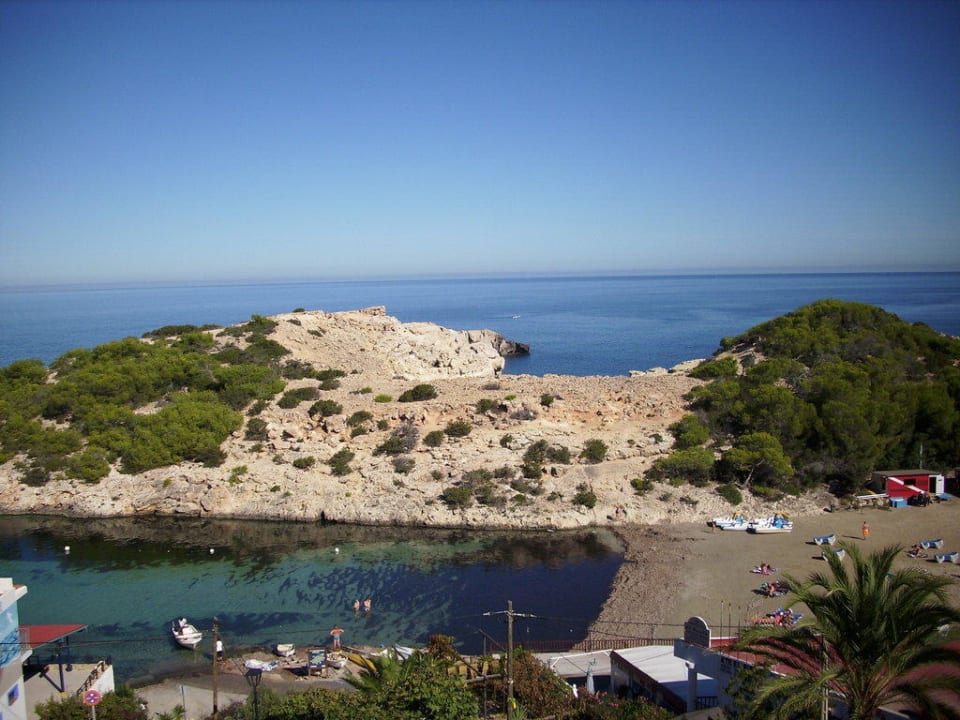 Blick vom blauen Block aufs Meer Barceló Portinatx - Adults only