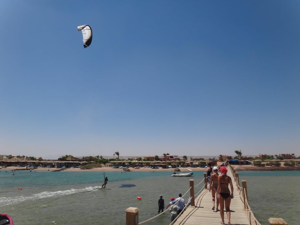 Steg zum Riff Panorama Bungalows Resort El Gouna